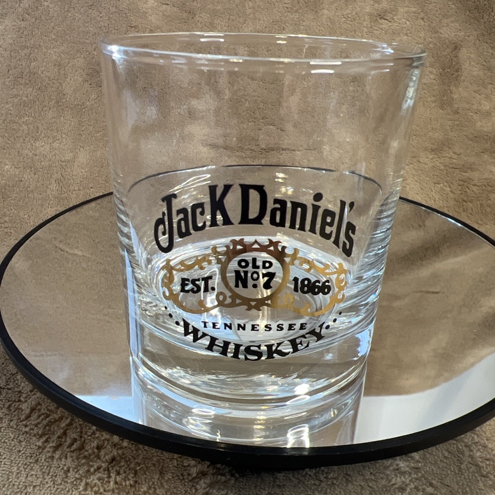 Vintage‎ Jack Daniels Old No.7 Lowball/Double-Shot/Rocks/Bar Glasse
